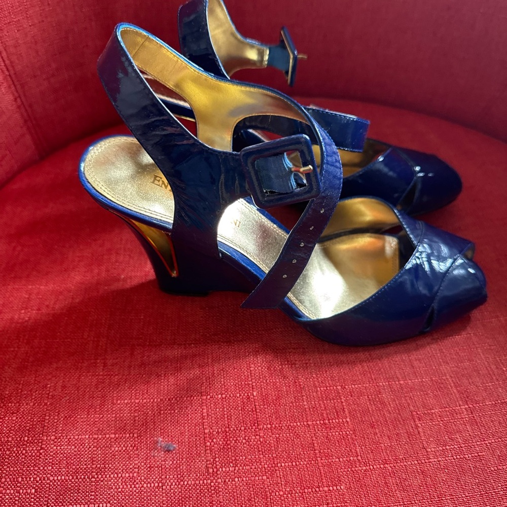Elegant Blue Women's Heels